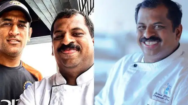 பூண்டு ரசம் கிடைக்குமா? தமிழில் கேட்ட தோனி – தோனிக்கு சமைத்து குறித்து சுரேஷ் பிள்ளை நெகிழ்ச்சி.